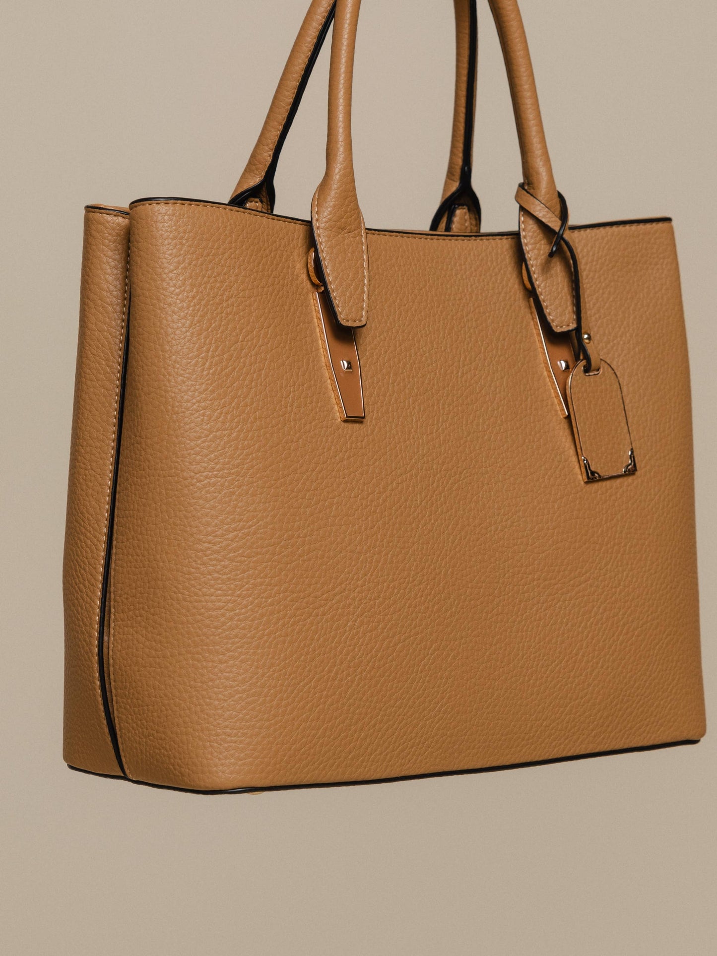 Borsa tote in ecopelle effetto martellato