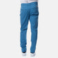 Pantaloni chino uomo in cotone stretch color indigo