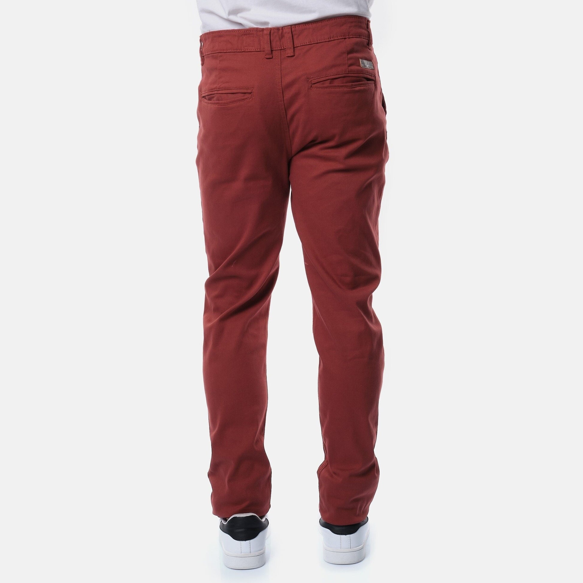 Pantaloni chino in cotone elasticizzato