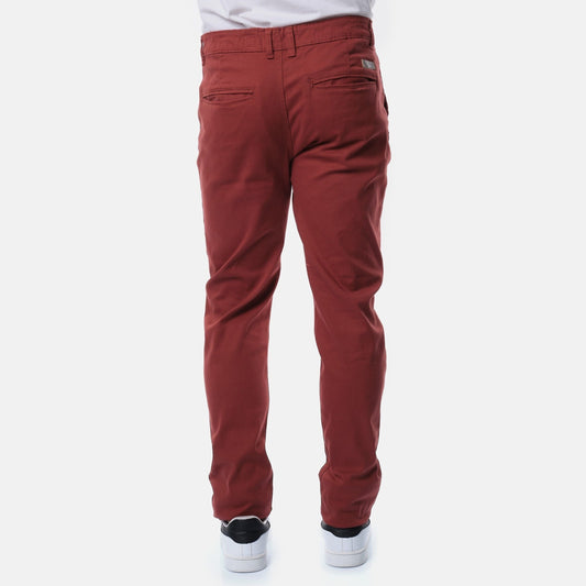 Pantaloni chino in cotone elasticizzato