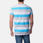 T-shirt Uomo a Righe in Cotone con Taschino