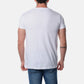T-shirt Uomo Bianca con Stampa Vintage Auto