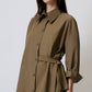 Camicia asimmetrica con cintura