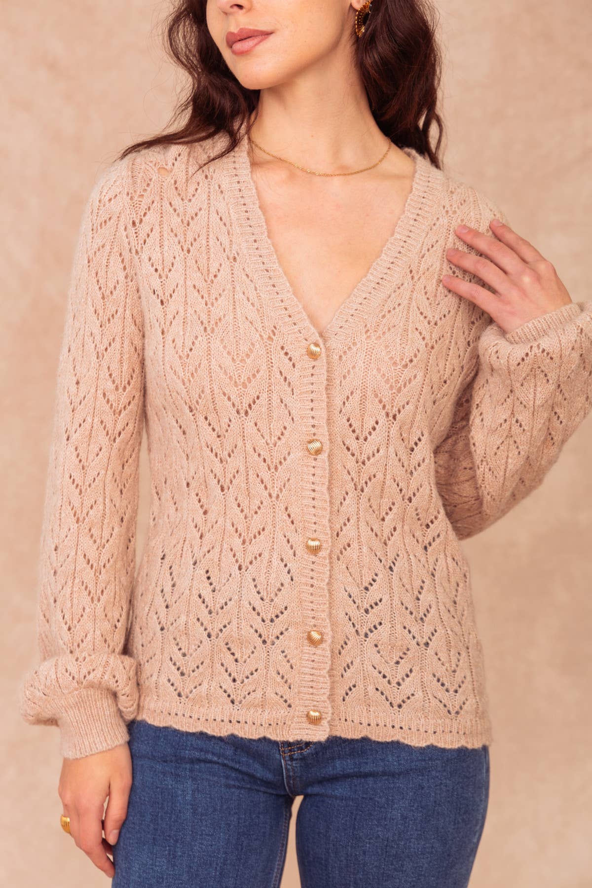 Cardigan traforato Myrtelle