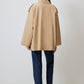 Trench corto in gabardine di cotone