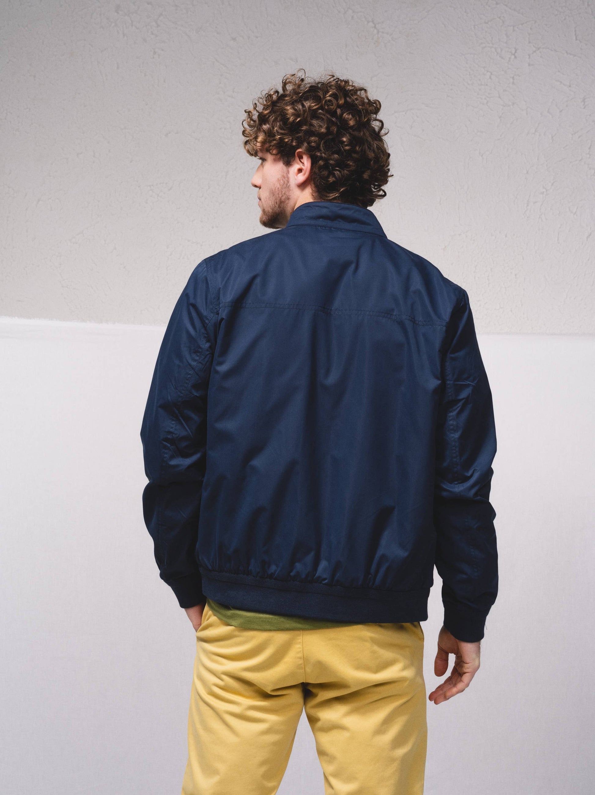 Giacca bomber leggera con zip