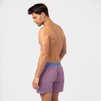 Boxer in cotone biologico a quadretti