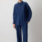 Completo due pezzi blu navy con camicia e pantaloni