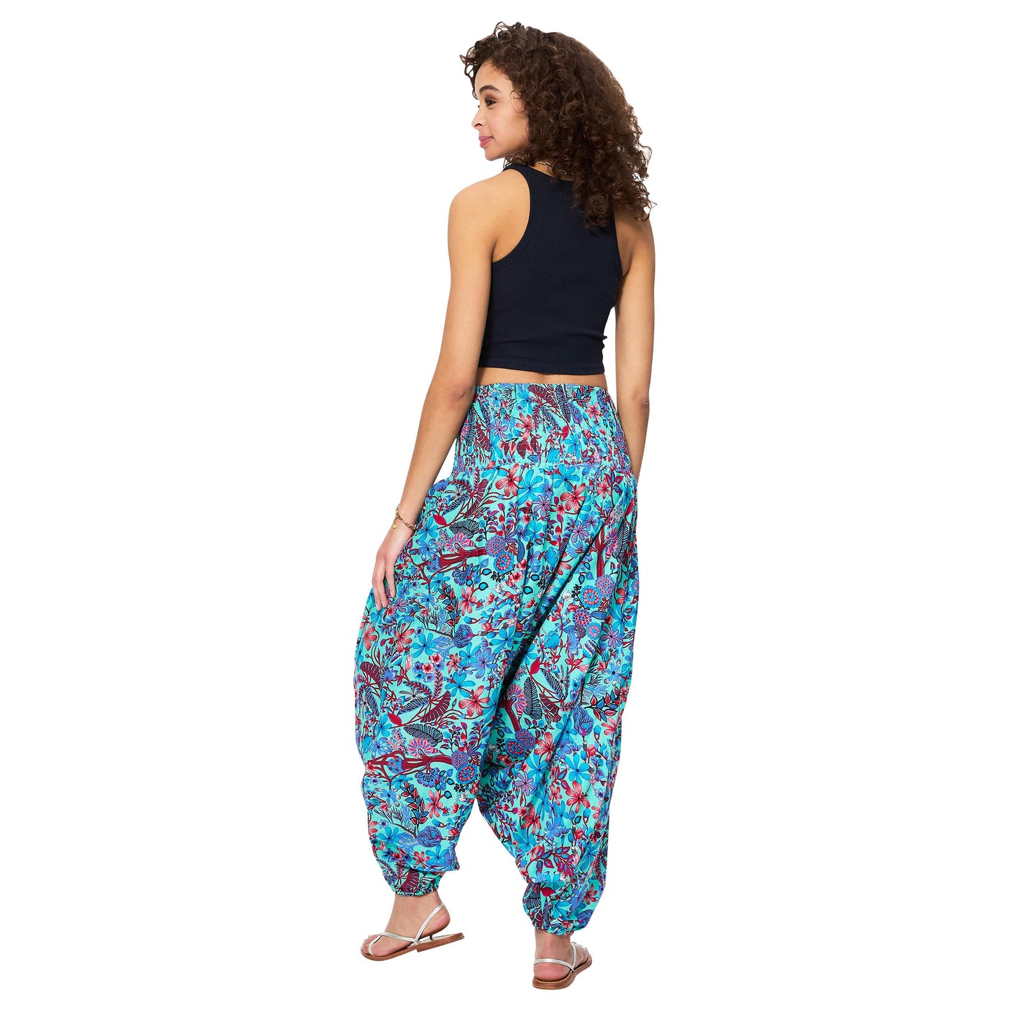 Pantaloni Harem Sarouel Estivi 3 in 1 in Cotone