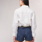 Camicia corta in cotone bianca