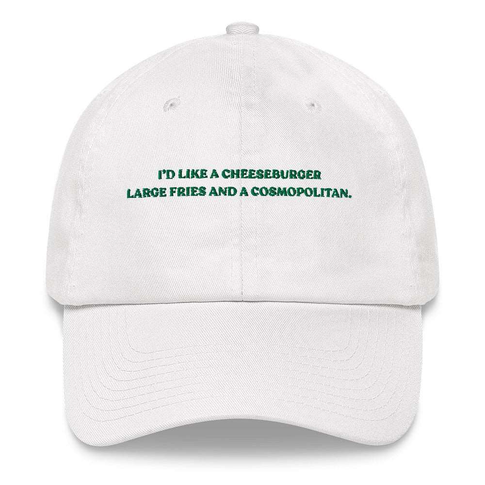 Cappellino dad hat Carrie con ricamo