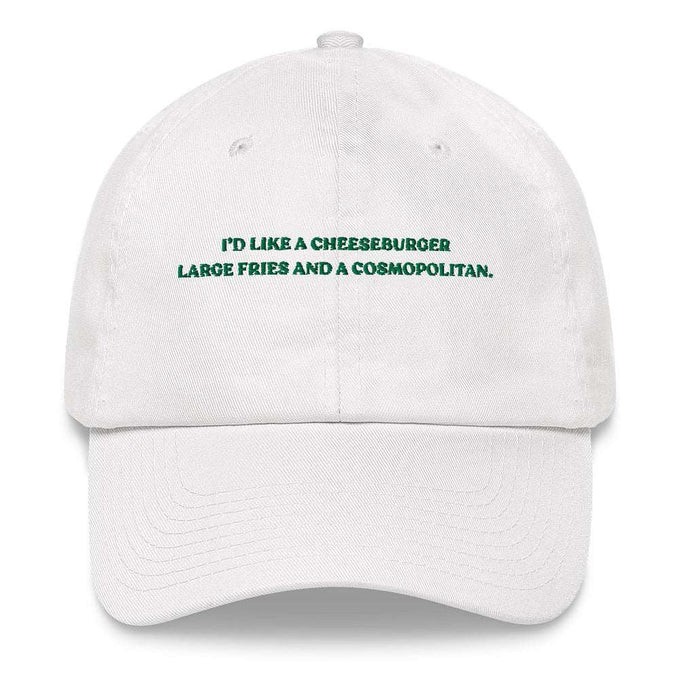 Cappellino dad hat Carrie con ricamo