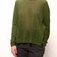 Pullover glitter con scollo a barca