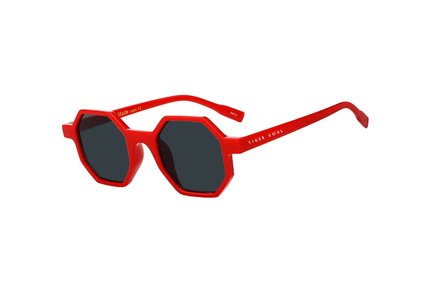 Occhiali da sole unisex Giada rossi polarizzati