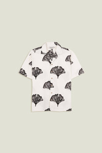 Camicia da uomo in cotone premium con bottoni in cocco