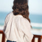 Blusa in cotone sangallo ricamata