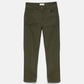 Pantaloni dritti in cotone stretch