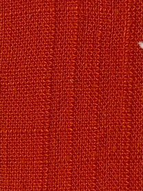 Abito midi in lino e rayon con scollo quadrato