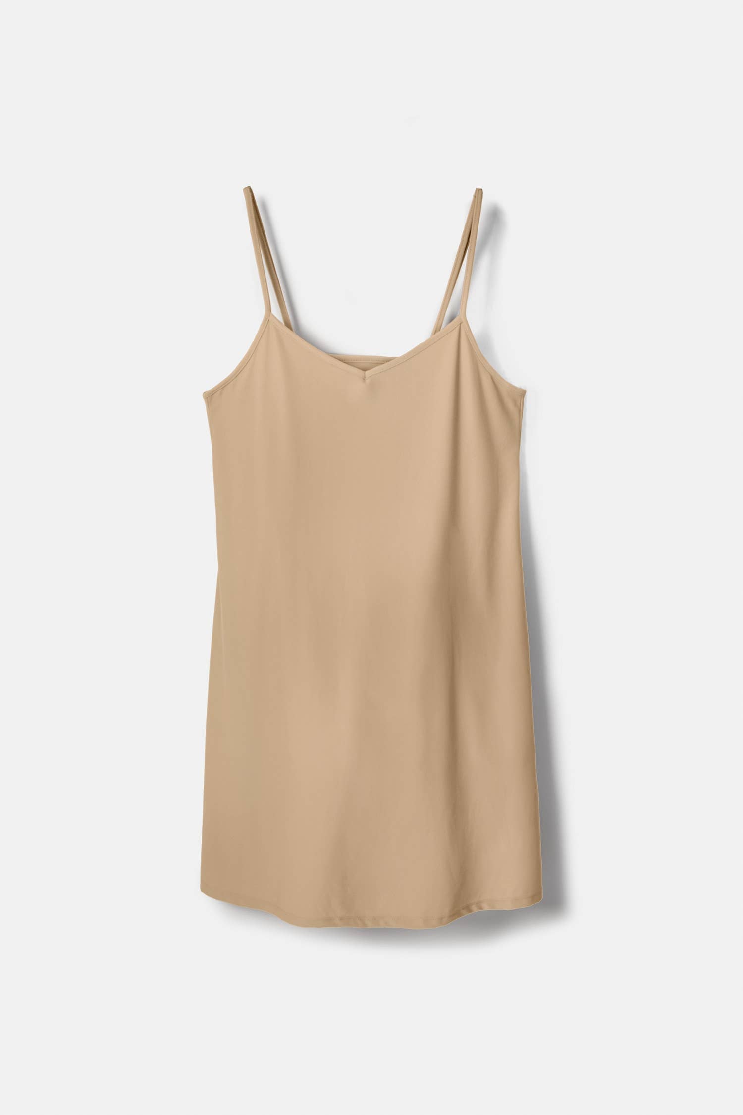Sottoveste Trasparente con Spalline e Scollo a V