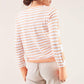 Maglia a righe in cotone