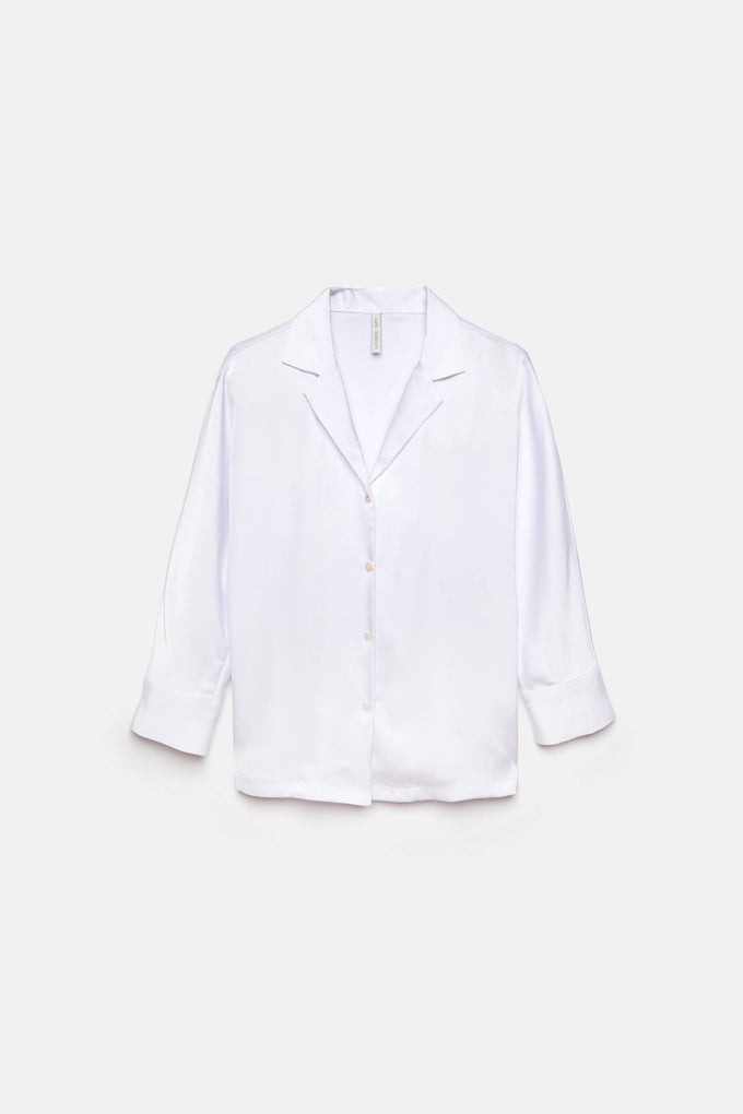 Camicia satinata effetto raso