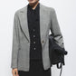 Blazer Principe di Galles Foderato