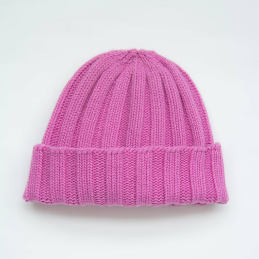 Berretto a coste in misto cashmere