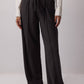 Pantaloni wide leg con vita elasticizzata