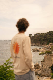 T-shirt a manica lunga in cotone biologico Le Mediterraneé