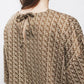 Blusa oversize con motivo geometrico