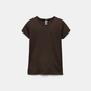 T-shirt basic in cotone a girocollo