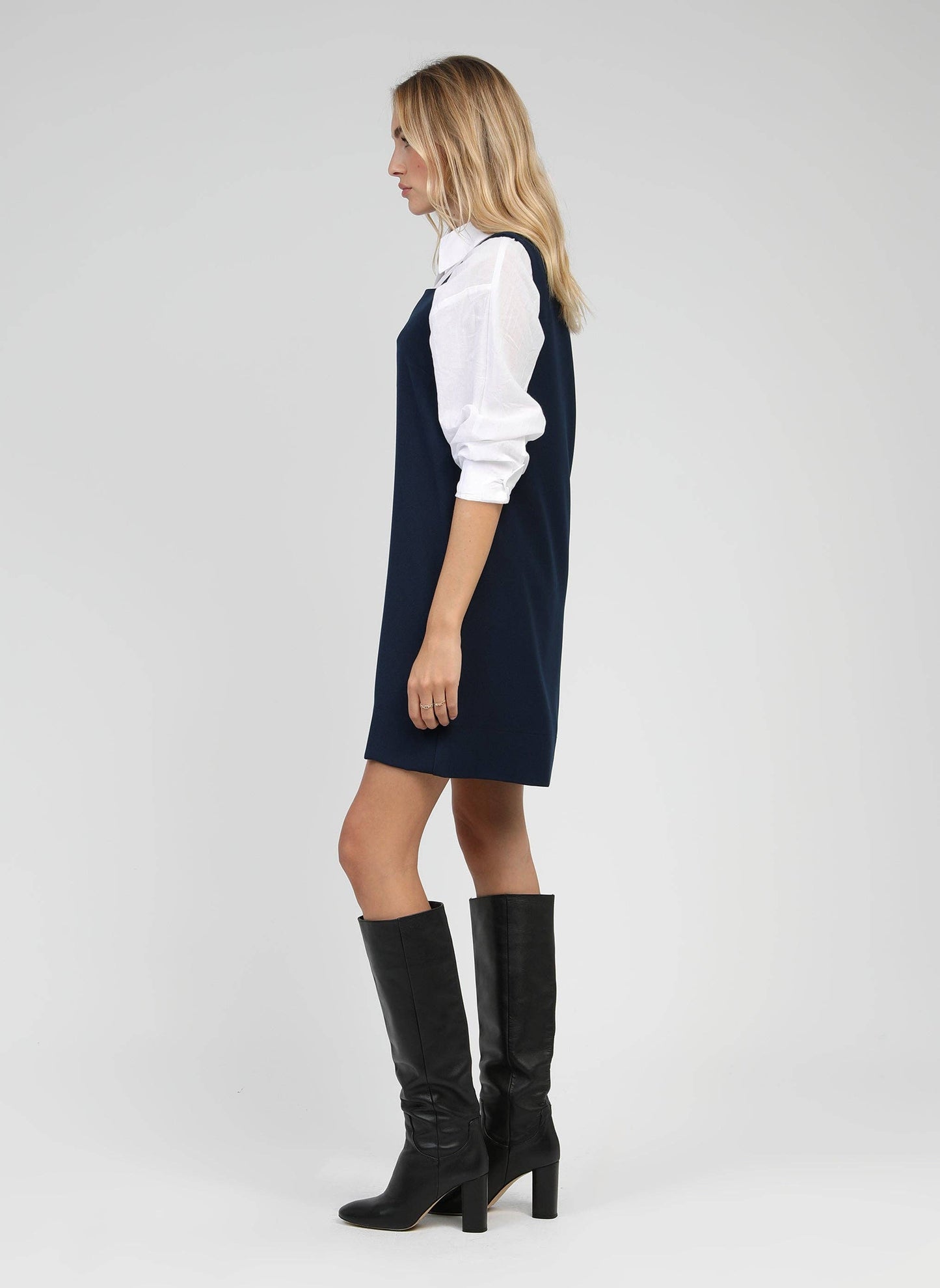 Abito corto Maleo blu marino