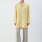 Giacca lunga con cappuccio e zip