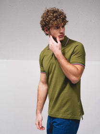 Polo in piqué con taschino
