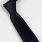 Cravatta in satin blu navy