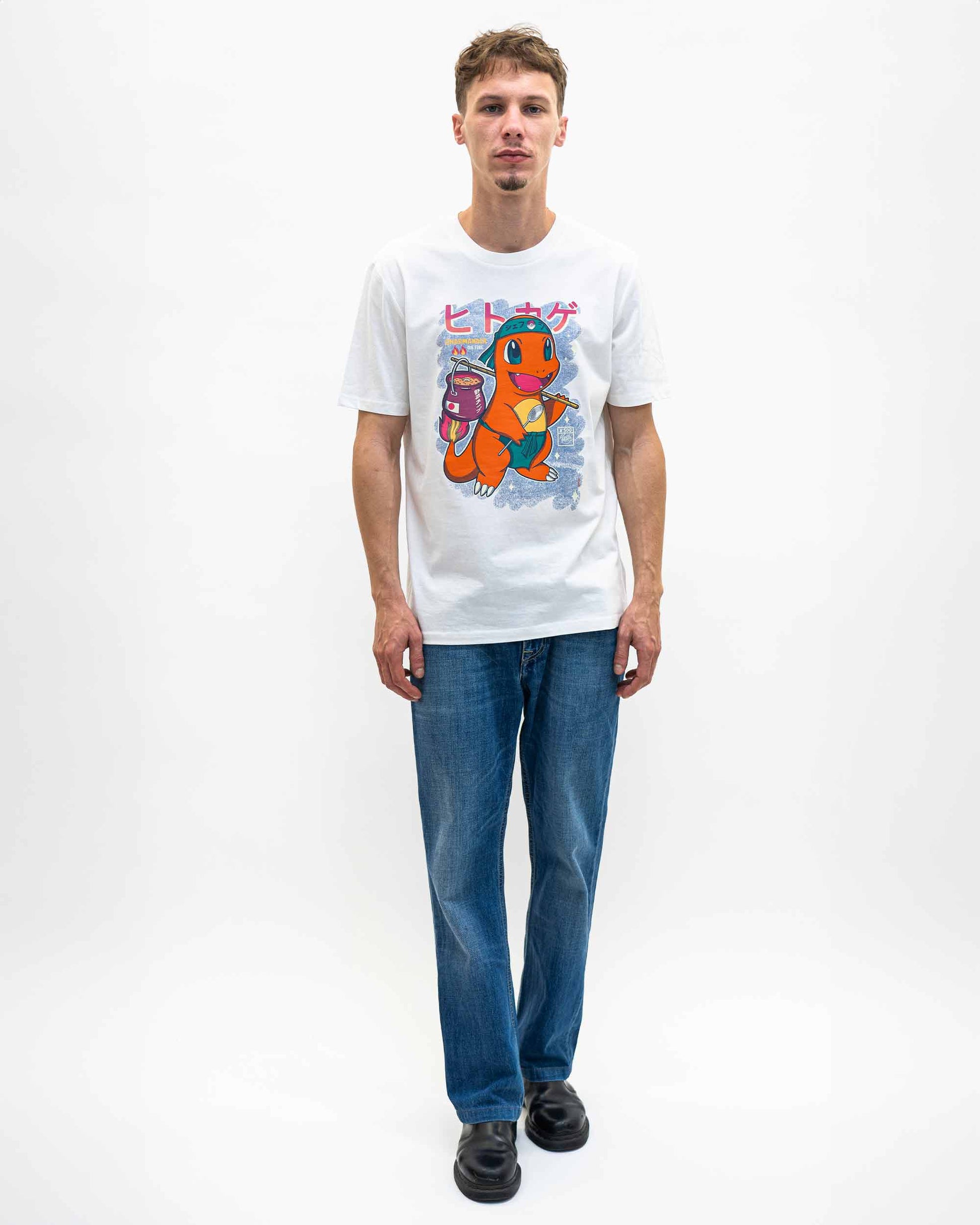 T-shirt Salamèche con grafica food Pokémon