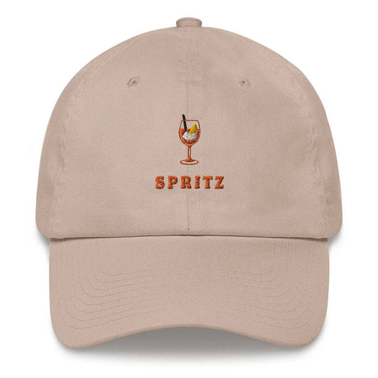 Cappellino dad hat Spritz ricamato in cotone