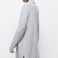 Cardigan lungo in maglia strutturata con collo a scialle