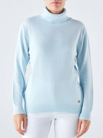 Maglia dolcevita in misto lana e cashmere