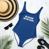 Costume intero "No Crying on the Yacht"