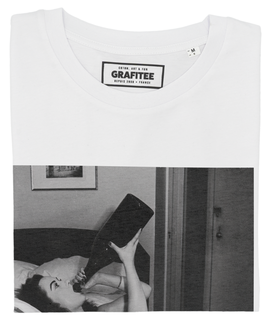 T-shirt unisex in cotone biologico con stampa foto vintage “Cul Sec”