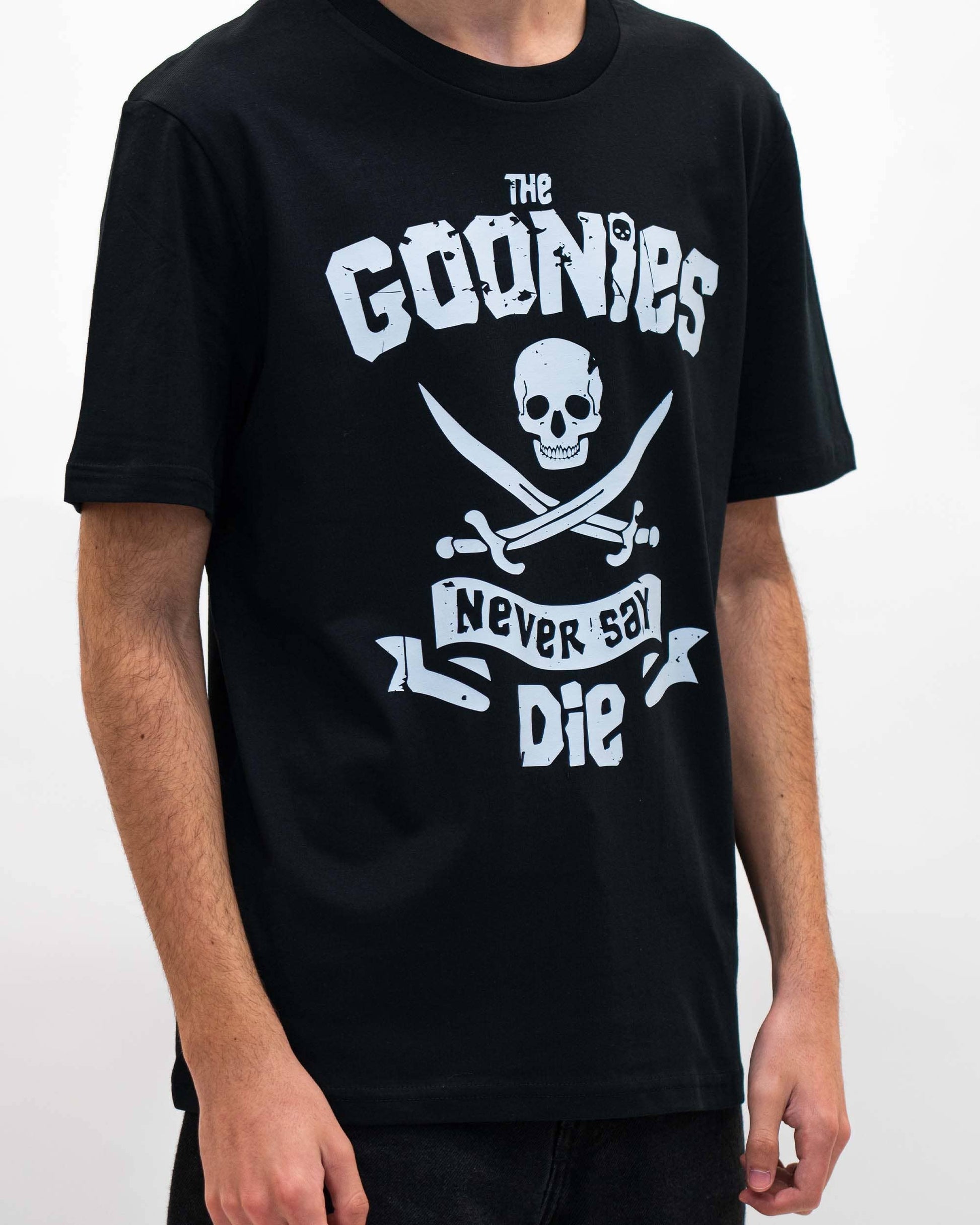 T-shirt The Goonies “Never Say Die” in cotone biologico