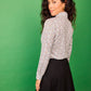 Camicia fantasia cupcake con bottoni blu