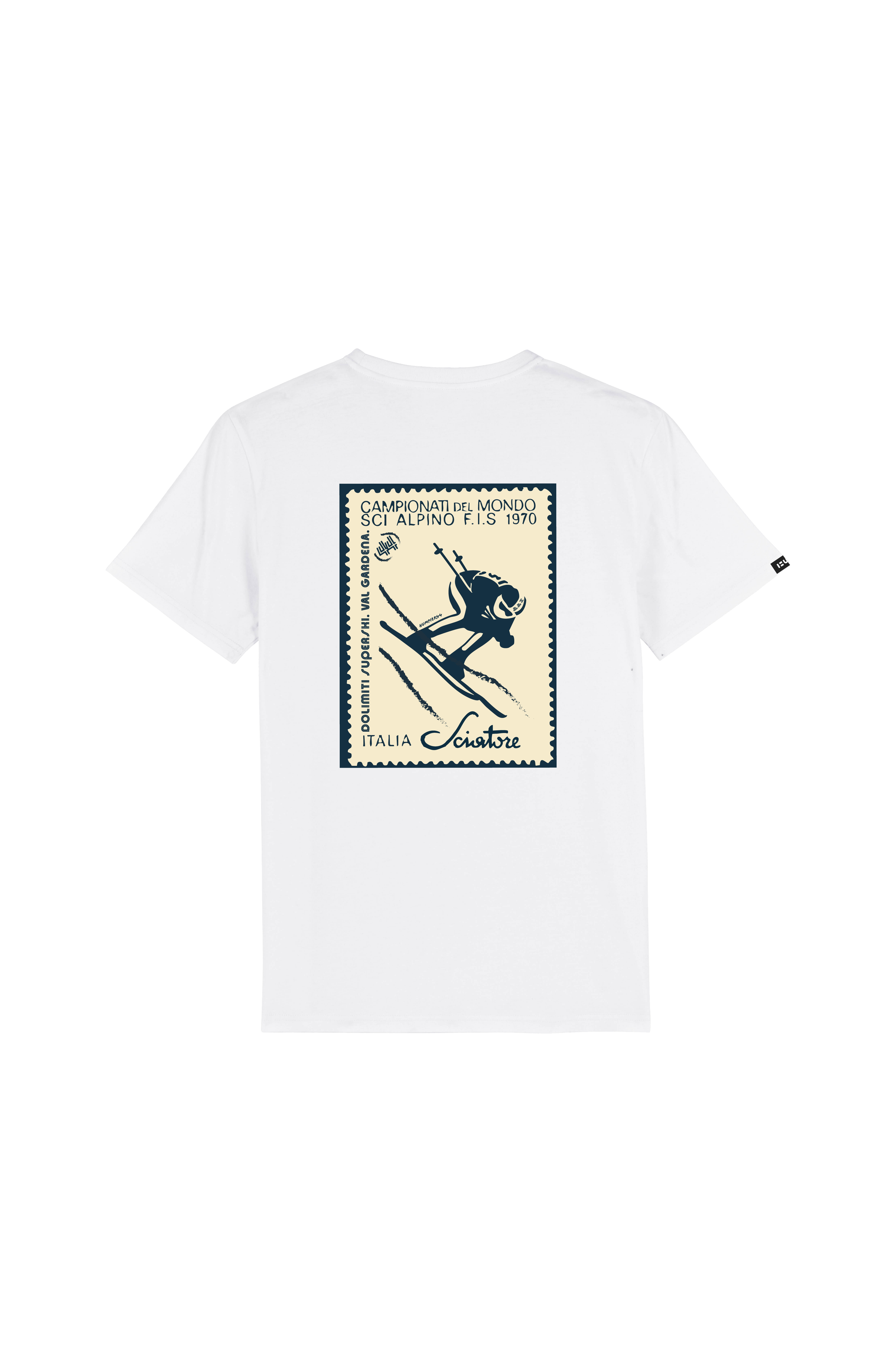 T-shirt Val Gardena a maniche corte in cotone biologico