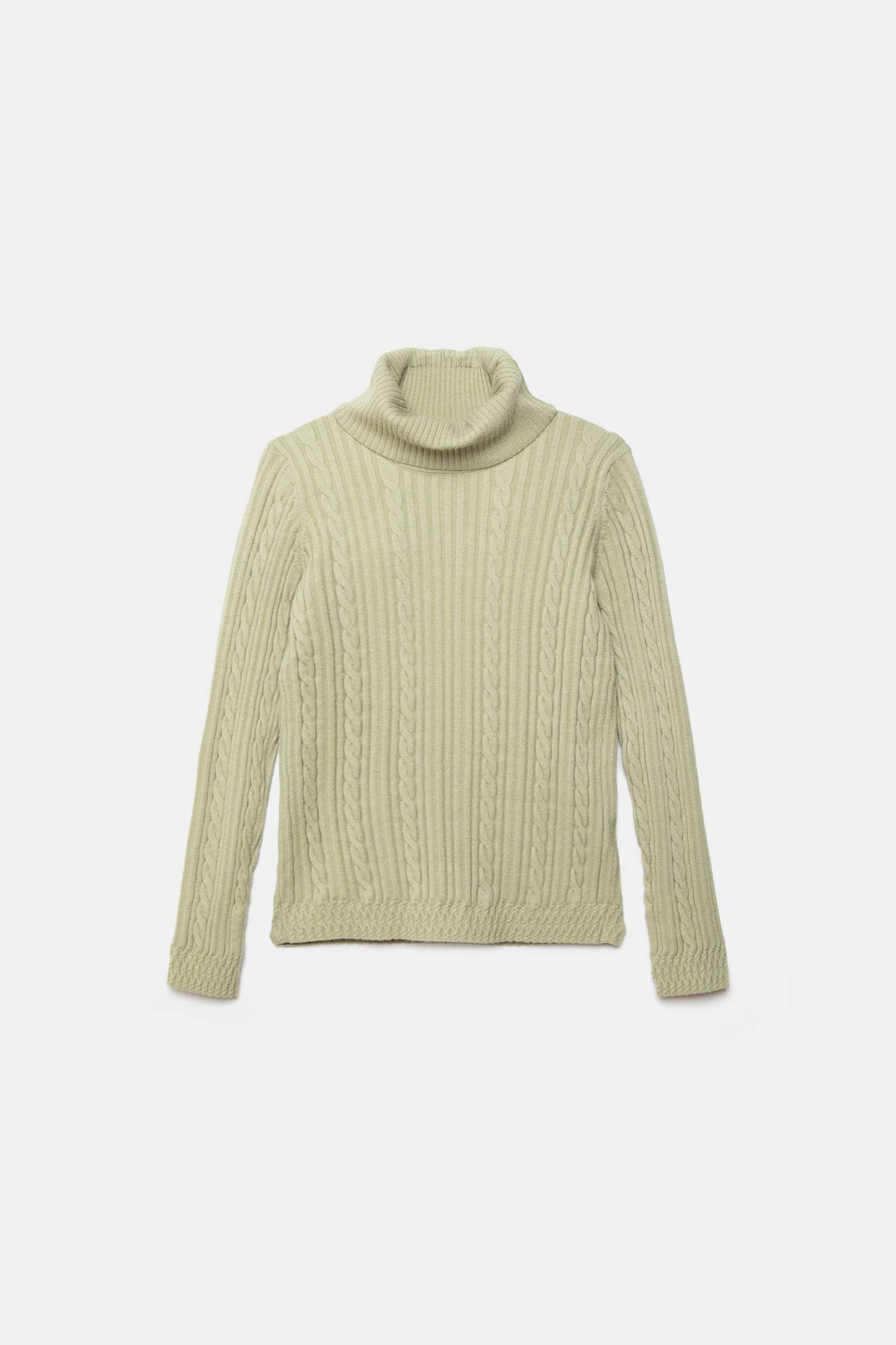 Maglione dolcevita a maglia strutturata