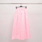 Pantaloni palazzo a righe verticali in cotone stretch