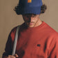Cappellino classico 6 pannelli blu navy con logo ricamato