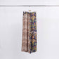 Pantaloni larghi in viscosa satinata con stampa animalier