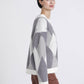 Maglione jacquard a rombi girocollo