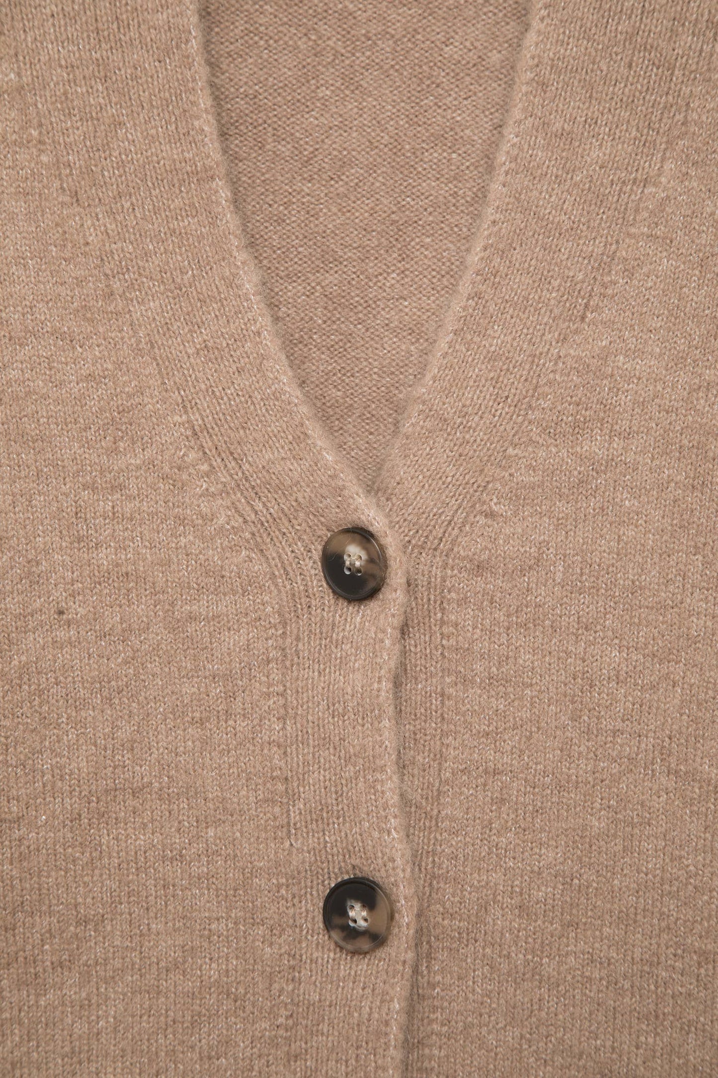 Cardigan in maglia con scollo a V